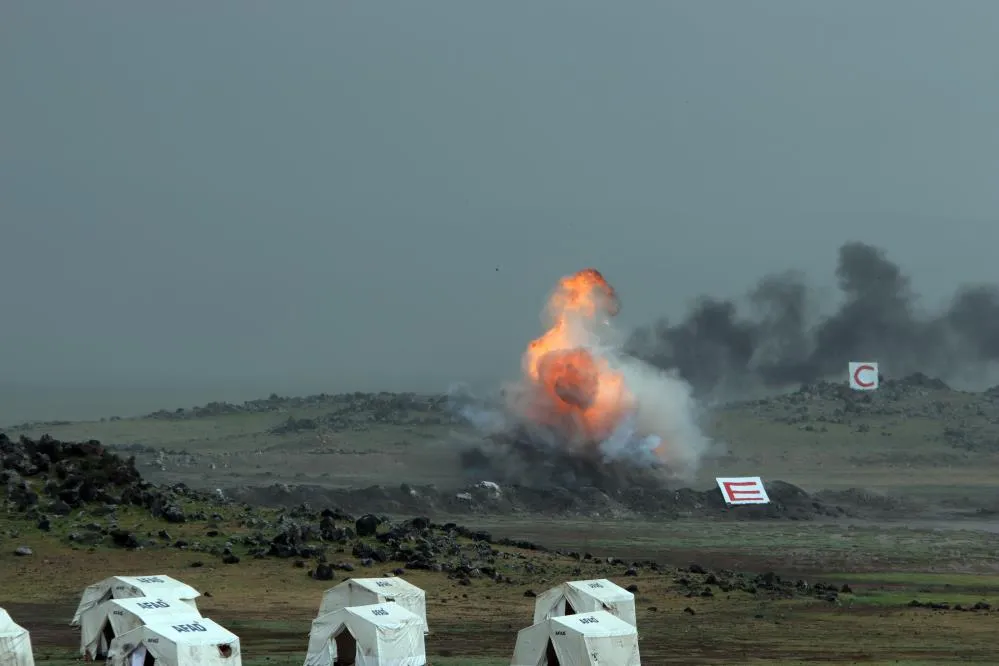 Erciyes-2025 Tatbikatı seçkin gözlemci gününde hünerlerini sergiledi