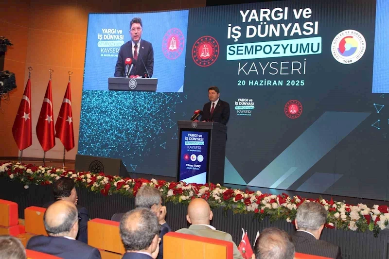 Adalet Bakanı Tunç: 