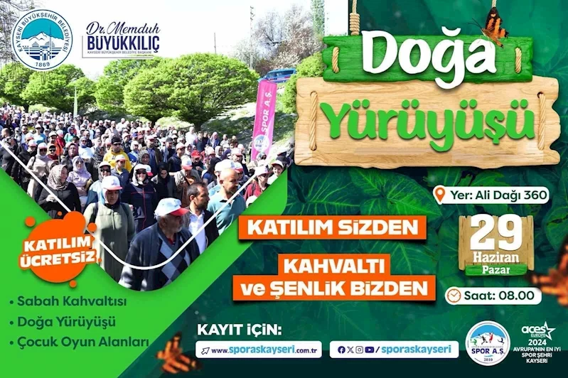 Doğa yürüyüşüne davet
