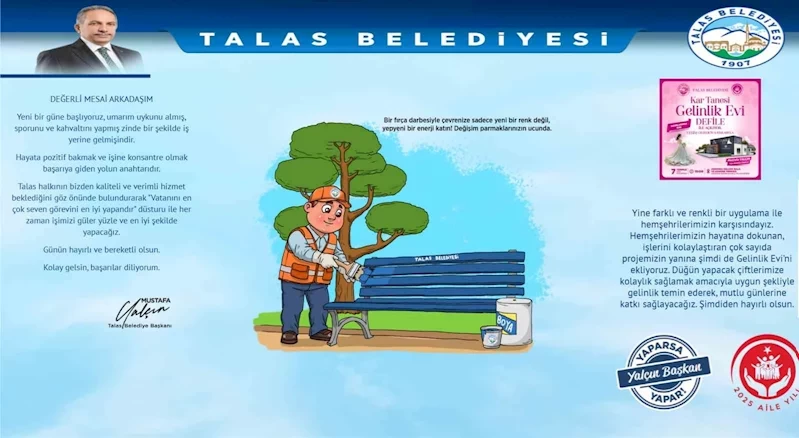 Başkan Yalçın’dan personele moralli başlangıç mesajı
