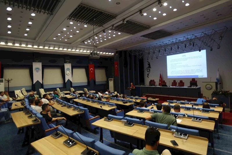 AFAD tarafından belediye personeline eğitim verildi
