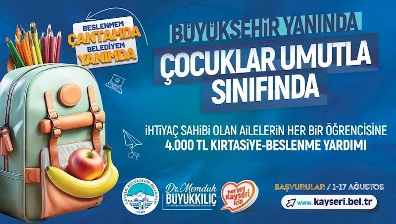 Başkan Büyükkılıç duyurdu: 
