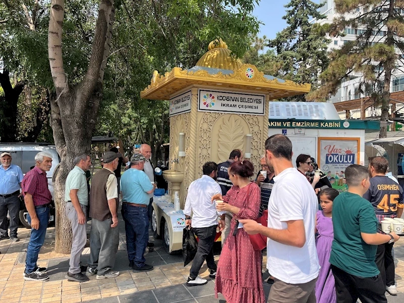 Kocasinan’dan sıcak havalarda buz gibi limonata ikramı
