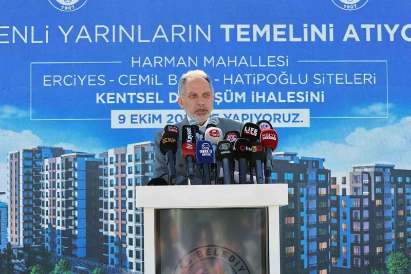 Talas’ta kentsel dönüşümde tarihi adım
