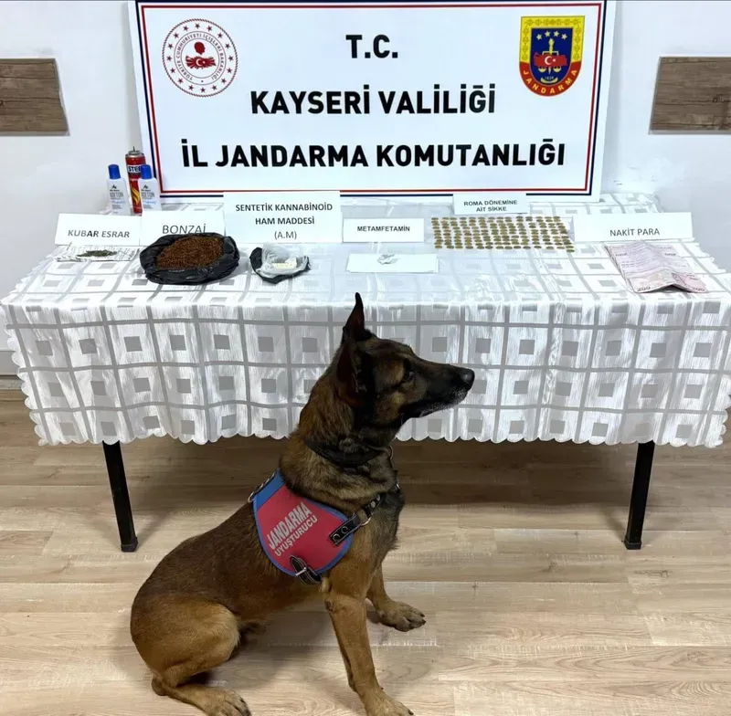 Jandarma’dan uyuşturucu operasyonu: 1 gözaltı
