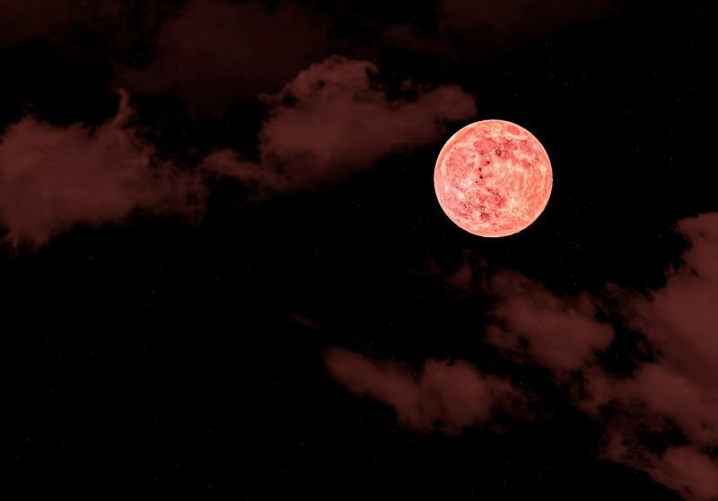 Süper pembe ay Kayseri’den de göründü
